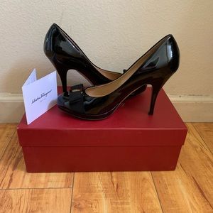 Salvatore Ferragamo Tina Patent leather heels